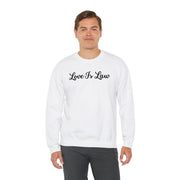 Love Is Law Unisex Heavy Blend™ Crewneck Sweatshirt
