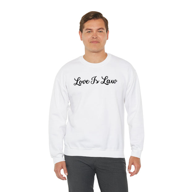 Love Is Law Unisex Heavy Blend™ Crewneck Sweatshirt
