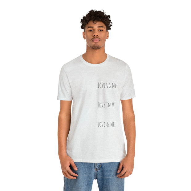 Loving, Love In, Love & Unisex Jersey Short Sleeve Tee