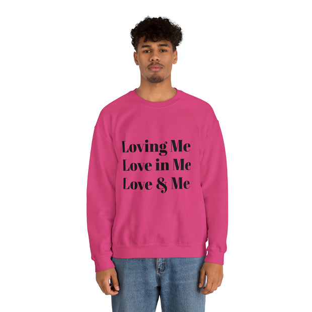 Loving, Love in, Love & Unisex Heavy Blend™ Crewneck Sweatshirt