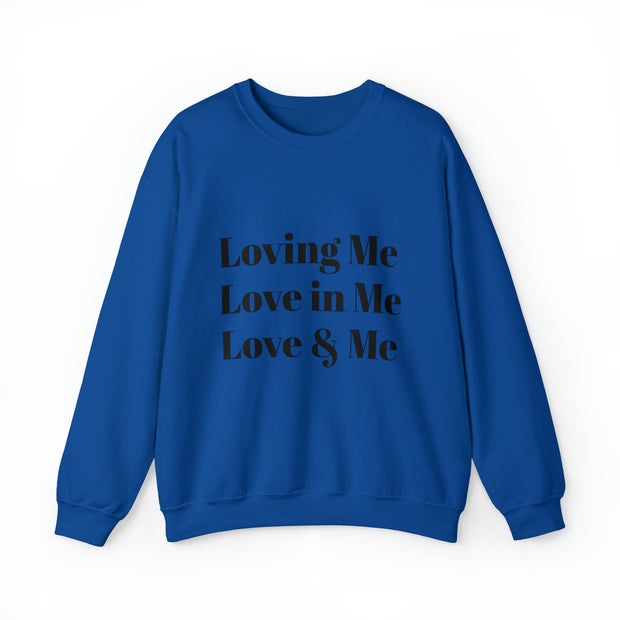 Loving, Love in, Love & Unisex Heavy Blend™ Crewneck Sweatshirt