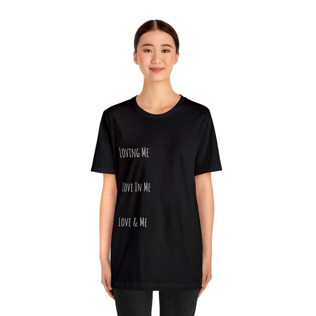 Loving, Love In, Love & Unisex Jersey Short Sleeve Tee