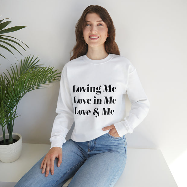 Loving, Love in, Love & Unisex Heavy Blend™ Crewneck Sweatshirt