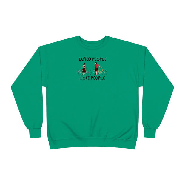 Loved People Love People Unisex EcoSmart® Crewneck Sweatshirt