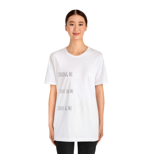 Loving, Love In, Love & Unisex Jersey Short Sleeve Tee