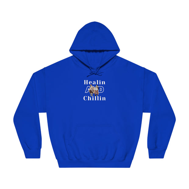 Healin and chillin Unisex DryBlend® Hooded Sweatshirt