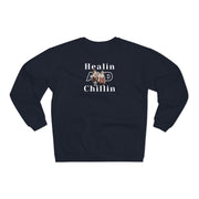 Healin and chillin Unisex Crew Neck Sweatshirt (EU)