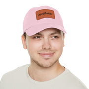 LoveMaker Dad Hat with Leather Patch (Rectangle)
