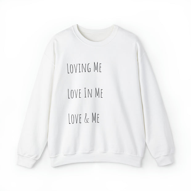 Loving, Love In, Love & Unisex Heavy Blend™ Crewneck Sweatshirt