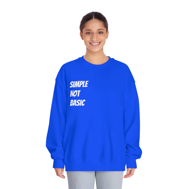 Simple Not Basic The Popular Loner Unisex DryBlend® Crewneck Sweatshirt