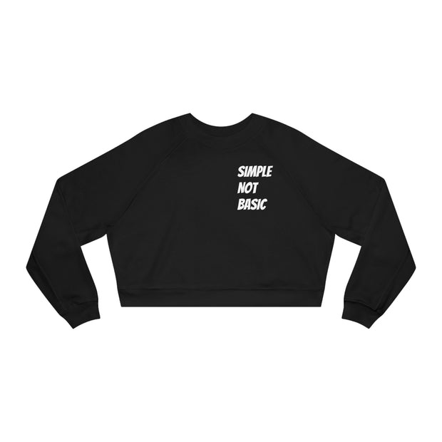 Simple Not Basic The Popular Loner Women's Cropped Fleece Pullover