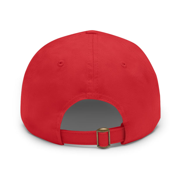LoveMaker Dad Hat with Leather Patch (Rectangle)
