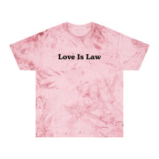 Love Is Law Unisex Color Blast T-Shirt