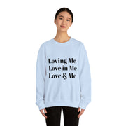 Loving, Love in, Love & Unisex Heavy Blend™ Crewneck Sweatshirt