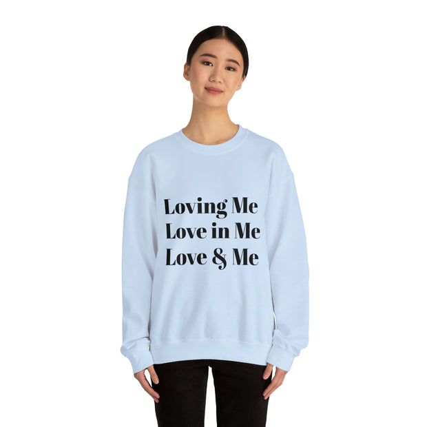 Loving, Love in, Love & Unisex Heavy Blend™ Crewneck Sweatshirt