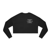 This Little Light Of Mine I'm Gonna Let It Shine Welcome to the Light Show Women's Cropped Sweatshirt