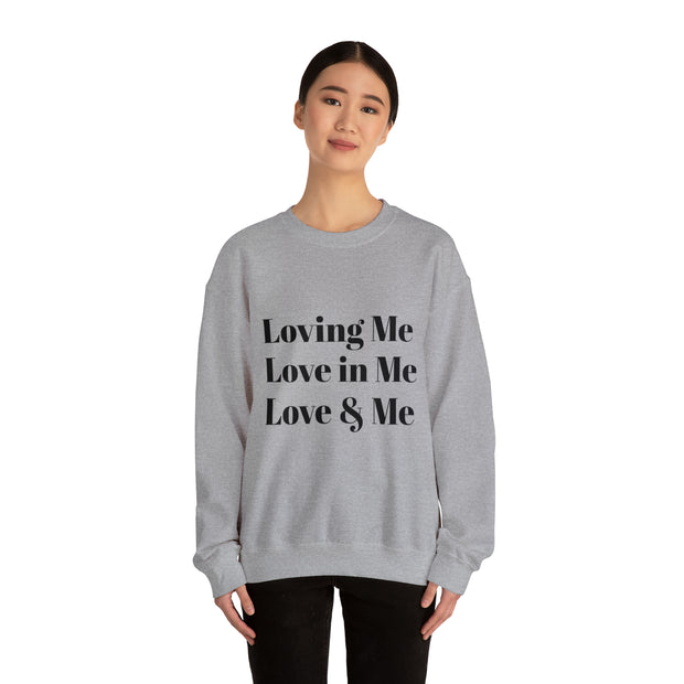 Loving, Love in, Love & Unisex Heavy Blend™ Crewneck Sweatshirt