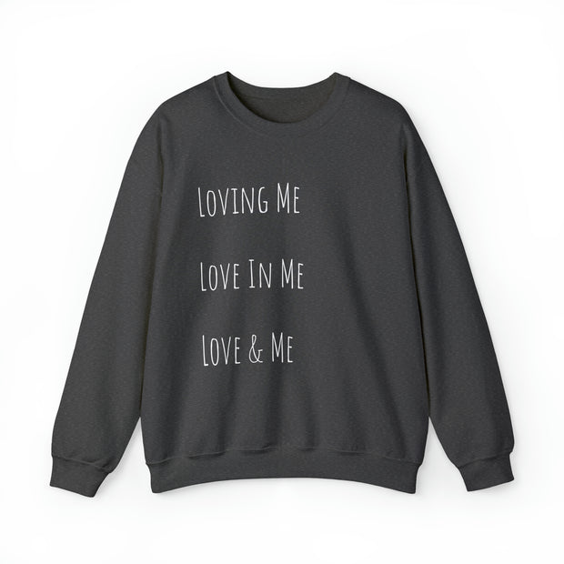 Loving, Love In, Love & Unisex Heavy Blend™ Crewneck Sweatshirt