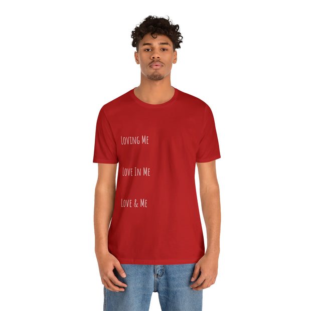 Loving, Love In, Love & Unisex Jersey Short Sleeve Tee
