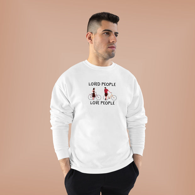 Loved People Love People Unisex EcoSmart® Crewneck Sweatshirt