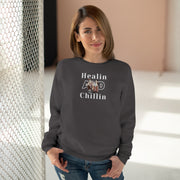 Healin and chillin Unisex Crew Neck Sweatshirt (EU)