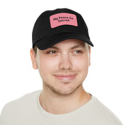 My Peace So Dad Hat with Leather Patch (Rectangle)