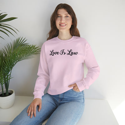 Love Is Law Unisex Heavy Blend™ Crewneck Sweatshirt
