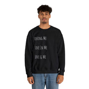 Loving, Love In, Love & Unisex Heavy Blend™ Crewneck Sweatshirt