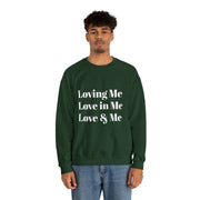 Loving, Love in, Love & Unisex Heavy Blend™ Crewneck Sweatshirt