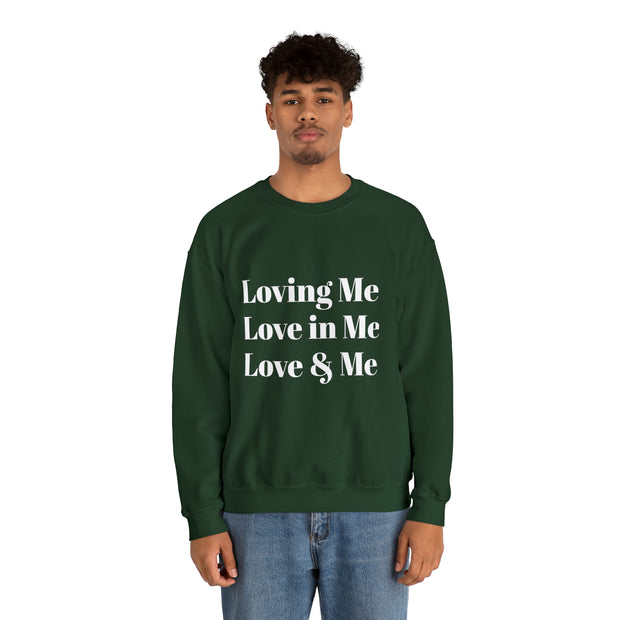 Loving, Love in, Love & Unisex Heavy Blend™ Crewneck Sweatshirt