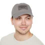 My Peace So Dad Hat with Leather Patch (Rectangle)