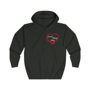 Love May Say Unisex Full Zip Hoodie