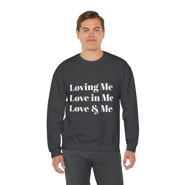 Loving, Love in, Love & Unisex Heavy Blend™ Crewneck Sweatshirt