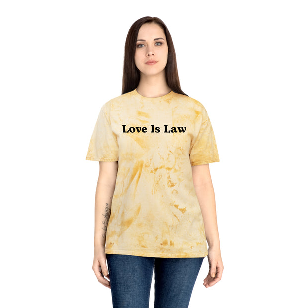 Love Is Law Unisex Color Blast T-Shirt