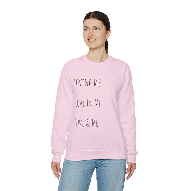 Loving, Love In, Love & Unisex Heavy Blend™ Crewneck Sweatshirt