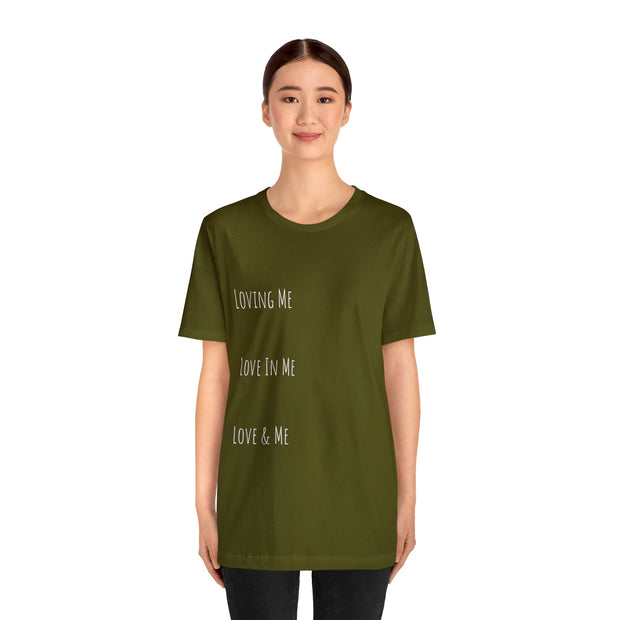 Loving, Love In, Love & Unisex Jersey Short Sleeve Tee