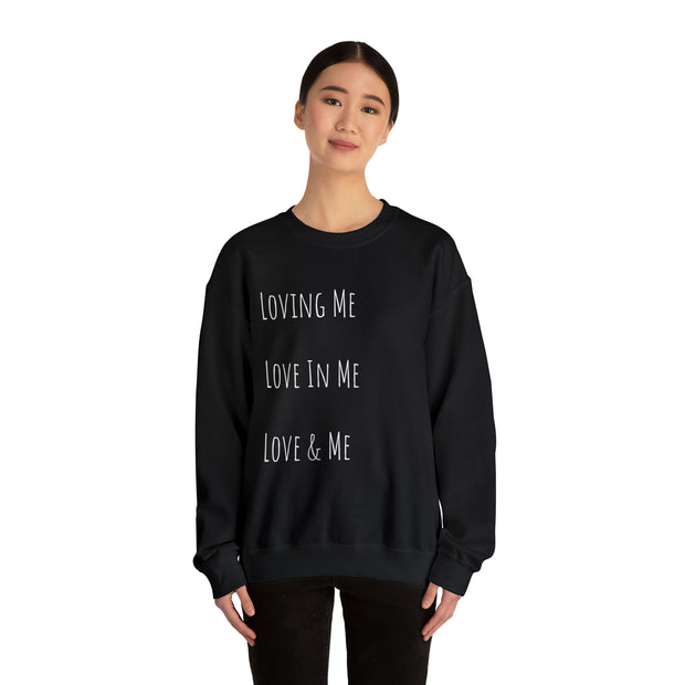 Loving, Love In, Love & Unisex Heavy Blend™ Crewneck Sweatshirt