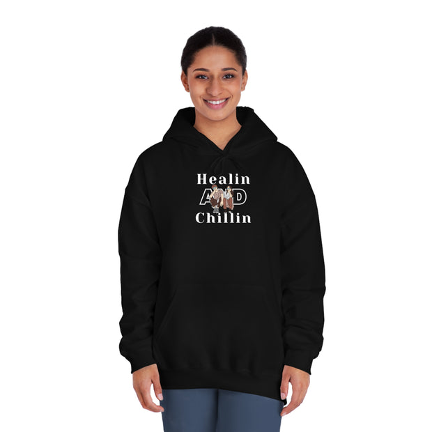 Healin and chillin Unisex DryBlend® Hooded Sweatshirt