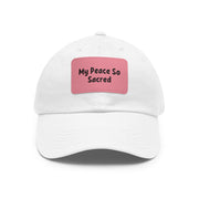 My Peace So Dad Hat with Leather Patch (Rectangle)