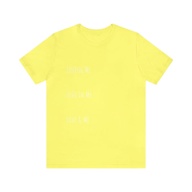 Loving, Love In, Love & Unisex Jersey Short Sleeve Tee