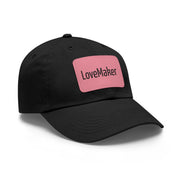 LoveMaker Dad Hat with Leather Patch (Rectangle)