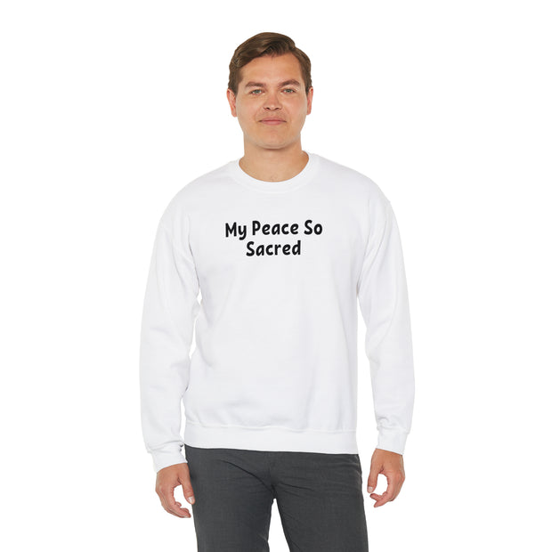 My Peace So Sacred Unisex Heavy Blend™ Crewneck Sweatshirt