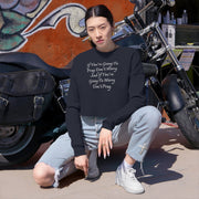 If You’re Going To Pray Don’t Worry And If You’re Going To Worry Don’t Pray Women's Cropped Sweatshirt
