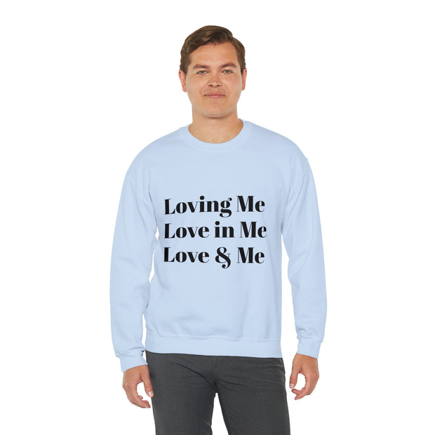 Loving, Love in, Love & Unisex Heavy Blend™ Crewneck Sweatshirt