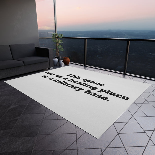 Healing or Military Outdoor Rug
