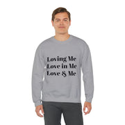 Loving, Love in, Love & Unisex Heavy Blend™ Crewneck Sweatshirt