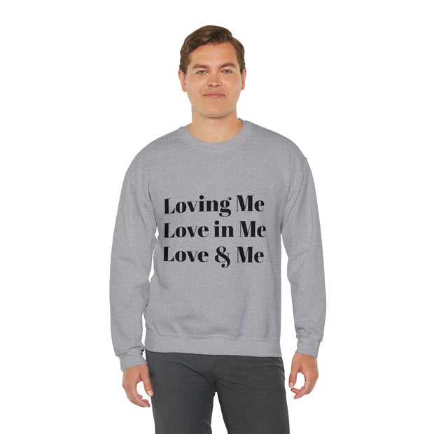 Loving, Love in, Love & Unisex Heavy Blend™ Crewneck Sweatshirt