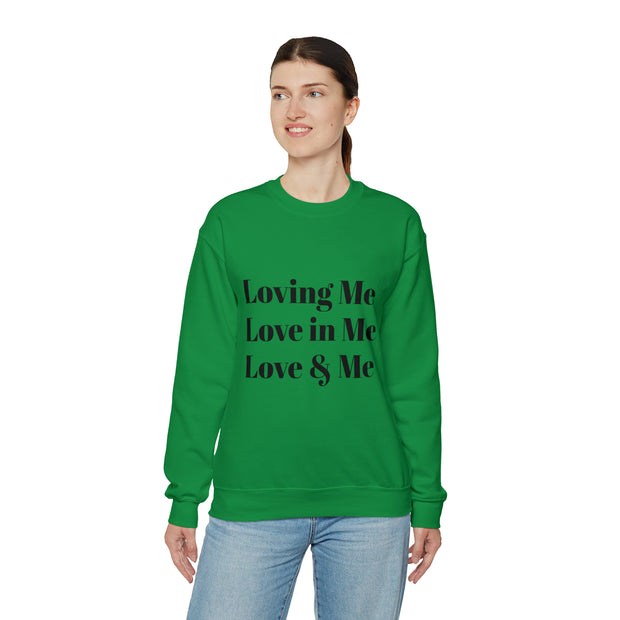 Loving, Love in, Love & Unisex Heavy Blend™ Crewneck Sweatshirt