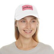 LoveMaker Dad Hat with Leather Patch (Rectangle)