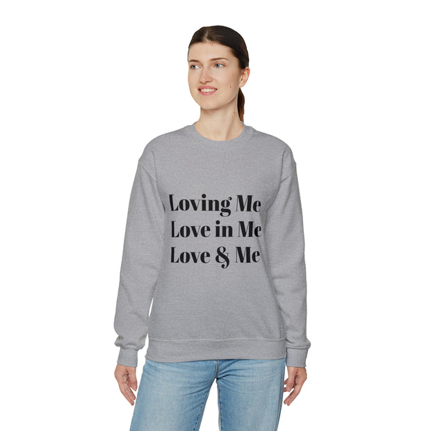 Loving, Love in, Love & Unisex Heavy Blend™ Crewneck Sweatshirt